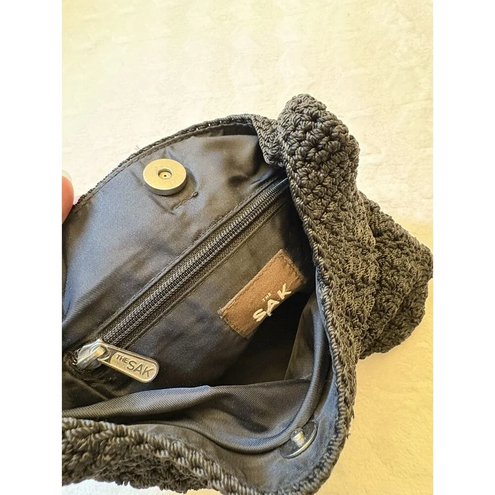 Women’s Crocheted “The Sak” Shoulder Purse